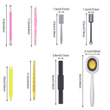 Nail Art Werkzeug Magnetstift, 10 Stück Nagel Magnet Stick Tool Set, Nagel Magnet Stift Und Starker Magnet Stock Punktierungsstifte Für DIY 3D Magnetisches Katzenauge UV Gel Polnisch Nagel Kunst