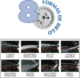 Furtun de grădină C2107N2 cu 7 forme, 15 m, verde
