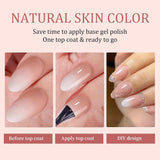 Kit 150 bucăți unghii false gradient - 5 culori design ombre unghii artificiale autoadezive - acoperire completă pentru femei și fete - unghii false lucioase pentru manichiură DIY (pătrat)