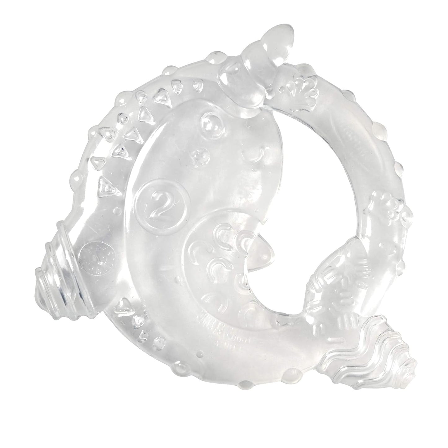 Infantino 316564-01 Inele de dentiție transparente Infantino – Inel de dentiție moale, fabricat din material non-toxic, pentru dezvoltarea senzorială și susținerea dentiției, multicolor