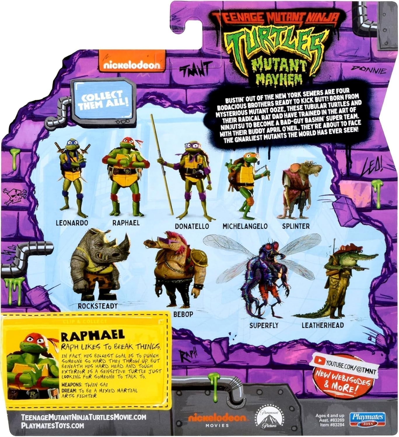TEENAGE MUTANT NINJA Turtles - Raphael Figura de bază Action figures Naty Shop