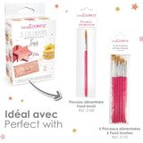 ScrapCooking, Set 3 coloranti alimentari, Auriu, Roz-Auriu si Ruby, nuante metalice, 3 x 5 grame Naty Shop