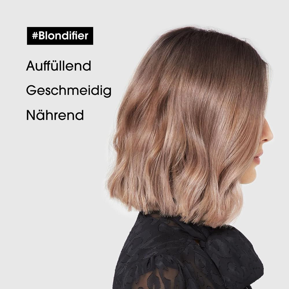 L'Oréal Professionnel | Mască hrănitoare pentru păr blond și decolorat, extract de fructe de Açai, Serie Expert, mască blondă Masca de par Naty Shop