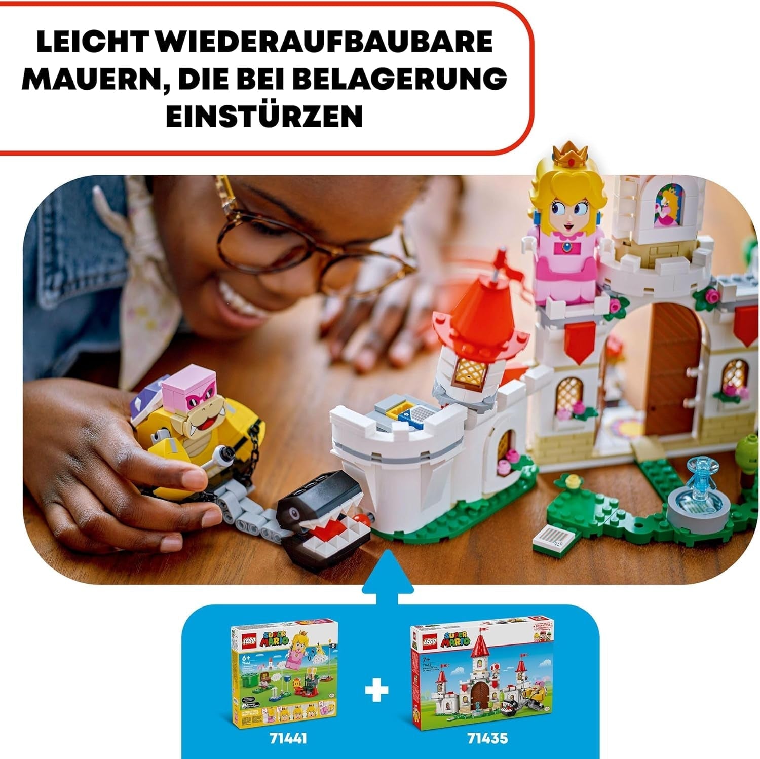 LEGO Super Mario Înfruntare cu Roy la Palatul Ciupercilor, set de aventură cu personaje Nintendo, cadou pentru fete, băieți și gameri de la 7 ani 71435 Seturi de constructie Besuche den LEGO-Store