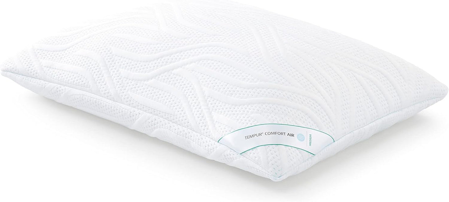 Pernă de dormit TEMPUR Comfort Air Medium, Pernă respirabilă pentru fiecare poziție de dormit, OEKO-TEX MADE in GREEN, fermitate medie, 40 X 80 Cm Perne standard Naty Shop Mediu