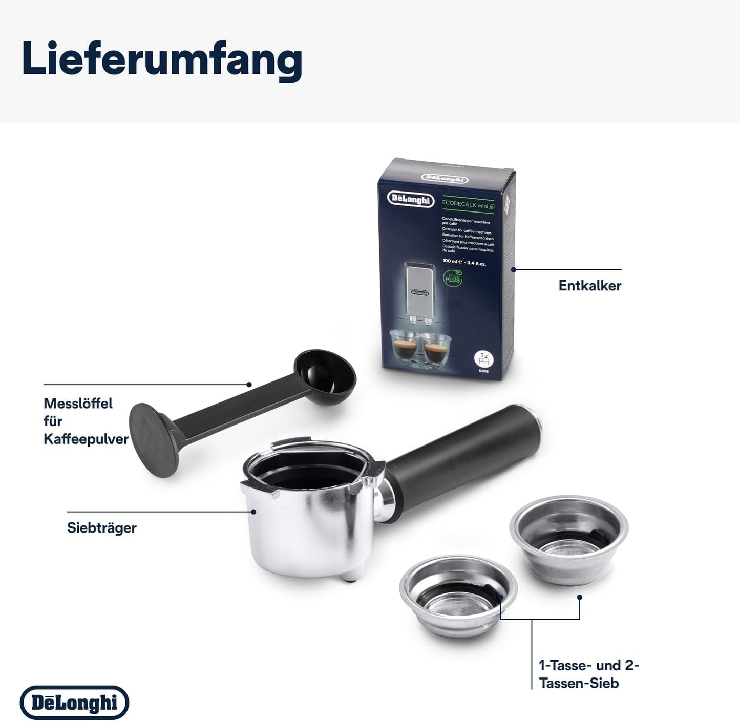 De'Longhi Dedica Style EC 685.B – Espressor cu portafiltru, espressor cu spumator de lapte profesional, doar 15 cm lățime, pentru cafea măcinată sau capsule ESE, rezervor de apă de 1 l, negru