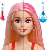 Păpușă Barbie Party fără cutie și accesorii, seria Glam Party cu 10 surprize, inclusiv o păpușă roșie strălucitoare cu efect de schimbare a culorii, JFY68