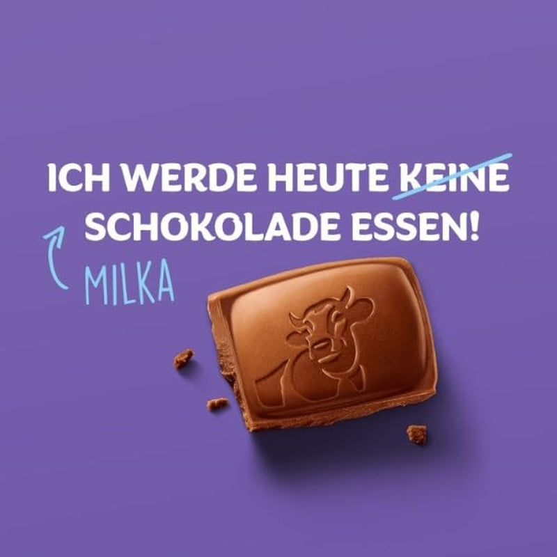 Milka I love Milka Hearts – Ciocolată alpină cu lapte care se topește în gură și alune fine de pădure – 10 x 130g