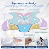 Hothands Pernă din spumă de memorie Pernă ortopedică ergonomică, pernă pentru ameliorarea durerilor laterale, dorsale și abdominale și îmbunătățirea calității somnului, 62X41X13/11Cm Perne ortopedice cervicale Naty Shop