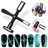 SUPWEE 5 in 1 Nail Magnet Tool, Rosa Cat Eye Magnet Für Nägel Multifunktions Magnetstift DIY Magic 3D Magnet Stick Pen Set Nail Art Magnet Stick Für Nail Art Diy-Zubehör