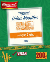 Tăiței Udon DIAMOND, preparare rapidă și ușoară, vegetarieni, vegani - 1 x 200 g