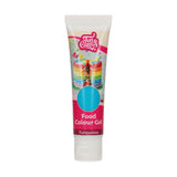 Colorant alimentar Funcakes Gel Turcoaz: Colorant alimentar foarte concentrat pentru aluat, cremă, fondant și marțipan. Dozare ușoară. Picătură individuală pentru a crea culori vibrante. Halal. 30 g.