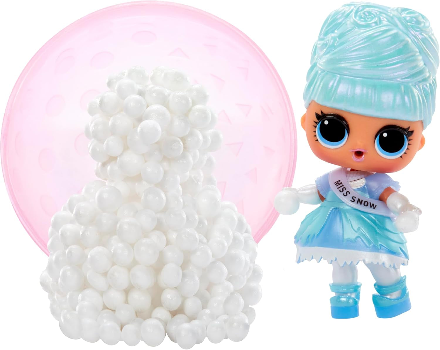 L.O.L. Surpriză! Winter Snow Tot - 1 păpușă de colecționat cu surpriza magică a zăpezii, învelită orb, 8 păpuși de colecționat, modă și accesorii Frosty Cool, cadou pentru copii 4+ Papusi Naty Shop