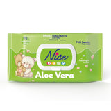 Șervețele demachiante pentru copii și bebeluși – cu aloe vera și ulei de argan – testate dermatologic – valoare pH fiziologică – format maxi: pachet de 72 de șervețele – Nice