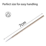 600 Stück Wattestäbchen Holz Spitz,Reinigungsstäbchen,Microbrush Stäbchen Wattestäbchen Für Tattoo,Augenbrauen,Beauty,Lippenstift,Wimpern, Make-Up,Nagel Zubehör,Augenbrauen Tattoo