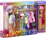 Rainbow High 571049 Fashion Studio - Păpușă exclusivă cu haine, accesorii și 2 peruci strălucitoare - Creează peste 300 de ținute!
