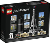 LEGO Arhitectură Paris, Model Kit cu Turnul Eiffel, Champs-Élysées și Louvre Model, Colecția Skyline, Decorațiuni pentru casă și birou, Idei cadou pentru colecționari, bărbați și femei 21044 Seturi de constructie Besuche den LEGO-Store