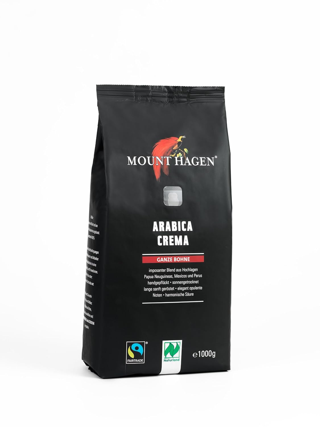 Bio FT Naturland Röstkaffee Arabica Crema, 1kg ganze Bohne