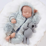 Păpușă Reborn Boy - păpuși realiste nou-născut de 43 cm, corp din vinil moale, lavabil, lucrat manual