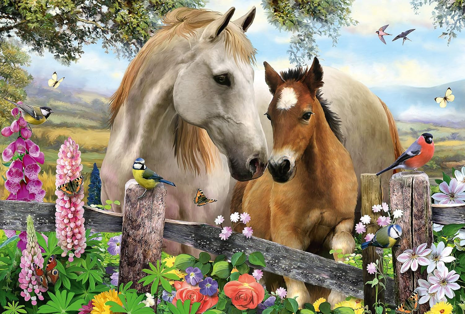 Schmidt Spiele iapă și mânz, puzzle pentru copii 150 piese Puzzle Naty Shop