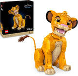Lego Ç€ Disney Simba, tânărul rege al leilor, jucărie de construit pentru colecționat cu figurine creative de animale, activitate relaxantă pentru adulți, idee de cadou pentru femei 43247 Seturi de constructie Besuche den LEGO-Store Titlu implicit