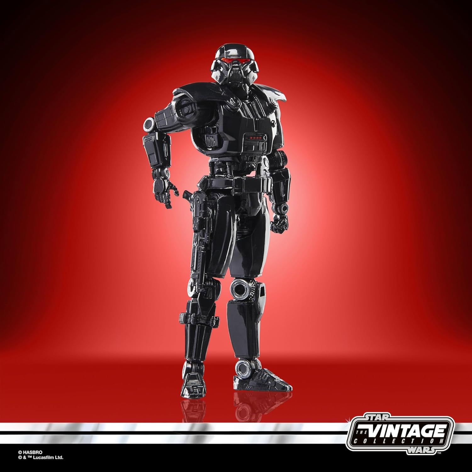 Star Wars Colecția Vintage Dark Trooper, figură de acțiune pentru a colecta Mandalorian (Scară 9.5 Cm) Action figures Naty Shop