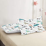 Lenjerie de pat pentru copii, Dinosaur Lenjerie de pat - copii Naty Shop