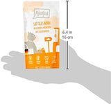 MjAMjAM - Hrană umedă premium pentru pisici - pungă compresibilă - pui suculent cu morcovi delicioși, pachet de 12 (12 x 125 g), fără cereale cu carne suplimentară