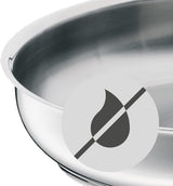 WMF Profi tigaie de servire/prăjire 28 cm inducție, tigaie din oțel inoxidabil Cromargan, neacoperită Oale si Tigai Naty Shop