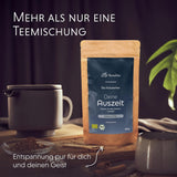 Ceai de seară BIO 100 g - Pauza ta cu valeriană, lavandă, melisă, mușețel, amestec de ceaiuri din plante pentru relaxare seara