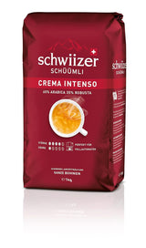 Schwiizer Schüümli Intenso, capsulă, cafea măcinată 1kg - Intensitate 4/5 - certificat UTZ (pachet de 4)