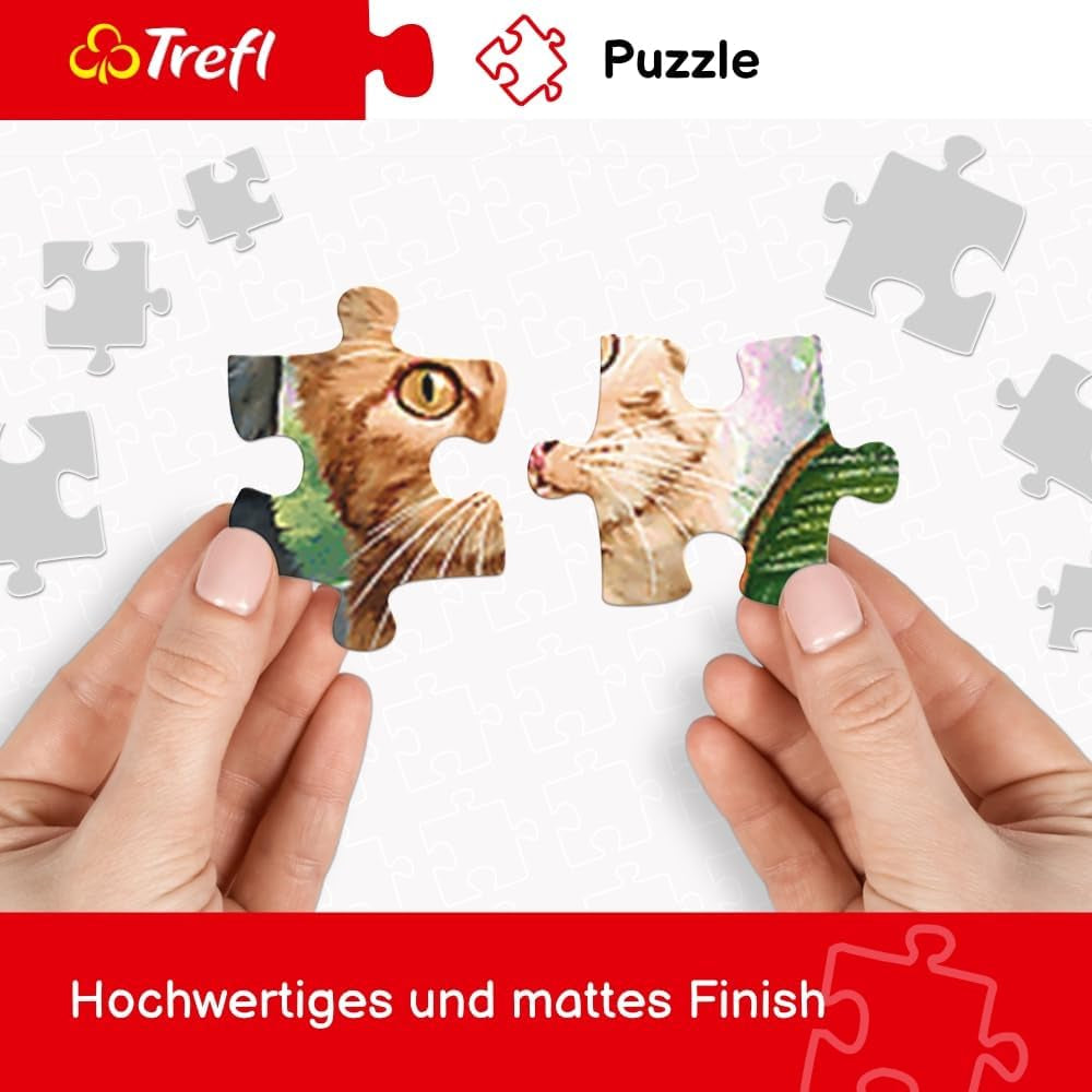 Trefl 10880 Hummingbirds in the Tropics 1000 piese - Diy puzzle cu păsări, Divertisment creativ, Pentru adulți și copii de 12 ani și peste, Multicolor Puzzle Naty Shop