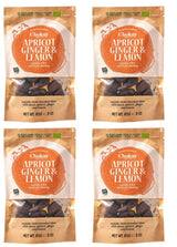 Set de 4 bucăți Organic Bites - Migdale cu scorțișoară/Migdale cu scorțișoară în ciocolată neagră belgiană/Fără zahăr adăugat, fără îndulcitori/VEGAN ȘI COMERȚ ECHITABIL / 4 x 85g