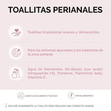 Lab - Șervețele Perianale, Șervețele umede de curățare pentru igiena perianală, Provitamina B5, hidratante, hipoalergenice, fără parabeni și alcool, testate dermatologic - 15 bucăți