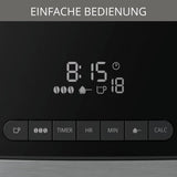 Espressor Krups KM8328 Grind cu râșniță | Cronometru 24 de ore | Recipient boabe 180 g | Capacitate 1,25 l pentru până la 15 cești de cafea | Funcție de oprire automată | 3 setări de măcinare | Negru