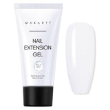 Gel pentru extensii de unghii Makartt Poly - Gel acrilic pentru extensii, gel pentru întărirea unghiilor, decorarea unghiilor, 50 ml (Violet)