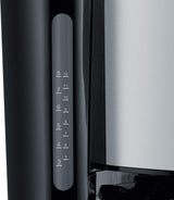 Espressor SEVERIN „TypeSwitch” cu carafă termică, AromaSwitch pentru alegerea între 2 profiluri de preparare, aparat de cafea pentru până la 10 cești, 1000W, oțel inoxidabil periat-negru, KA 4845