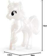 Simba Evi Prințesa Fantezie a Dragostei, păpușă într-o rochie de basm cu un unicorn strălucitor, păpușă de joacă de 12 cm, vârste 3+