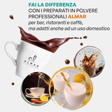 Ciocolată caldă italiană Cortina TART BITTER CHOCOLATE, 15 plicuri X 30 grame Cacao si Ciocolata Calda Naty Shop