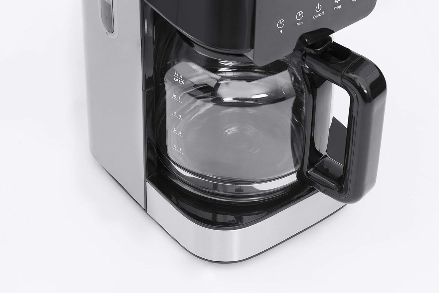 Espressor CASO Coffee Taste and Style cu filtru permanent, 1,5 l, temperatură optimă de preparare 92-96 °C, sistem anti-picurare, cap de preparare optimizat, oțel inoxidabil, 12 cești