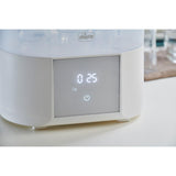 Sterilizator modular Chicco cu funcție de uscare, sterilizator pentru biberon, inel de dentiție și suzetă cu oprire automată, potrivit pentru cuptorul cu microunde, potrivit pentru sterilizarea a până la 6 biberoane de 330 ml