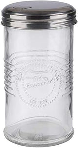 APS 40510 Dozator de zahăr - OLD FASHIONED, Ø 7,5 cm, H: 14 cm, Sticlă, 0,35 litri, Capac cu filet din...