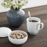 Kähler Bonbonniere Ø12 cm Hammershøi Decorațiune Design danez, alb Cutii depozitare alimente Naty Shop