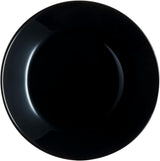 Set de veselă Arcopal Zelie din sticlă neagră, 12 piese, 4 locuri, negru