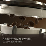 Espressor automat Saeco GranAroma – 14 specialități de cafea, afișaj color intuitiv, 4 profiluri de utilizator, râșniță ceramică, 1500 wați (SM6580/10)