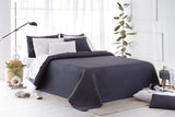 Cuvertură de pat Todocama Fine Boutique cu motiv Piqué, pentru primăvară, vară, toamnă și iarnă, 100% microfibră foarte moale, cuvertură multifuncțională, 140/150/160-250 X 260 cm, gri deschis Paturi si Cuverturi Besuche den Todocama-Store Gri închis 200 X 260 Cm
