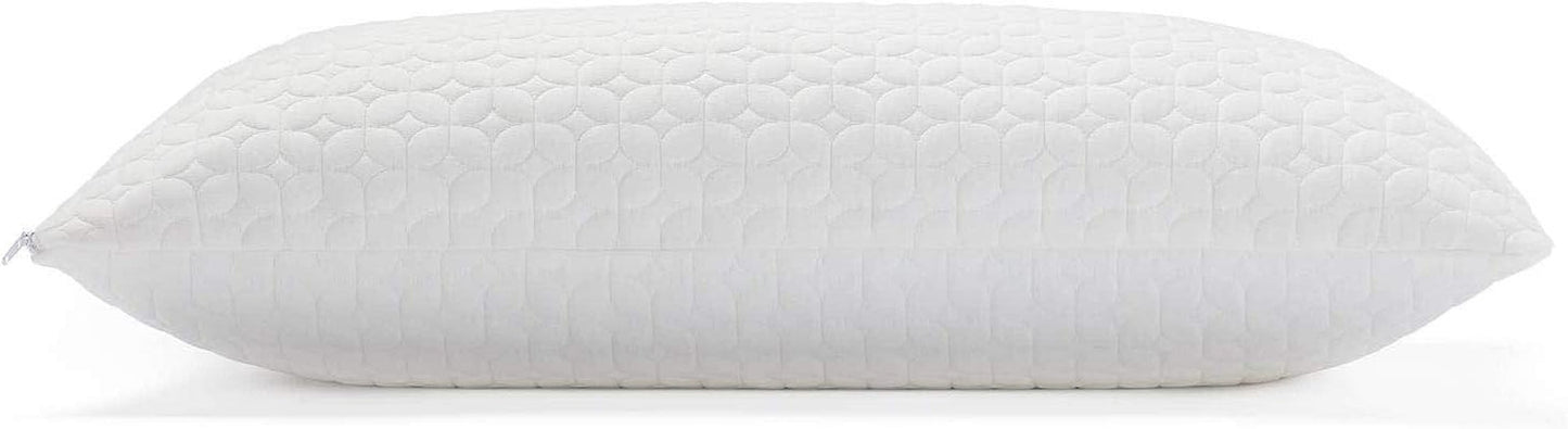 Pernă LUCID 40 X 80 cm cu umplutură hibridă din spumă de memorie mărunțită și microfibră - umplutură detașabilă, reglabilă - husă lavabilă - pentru dormit lateral, pe spate și pe burtă Perne standard Naty Shop Us Standard