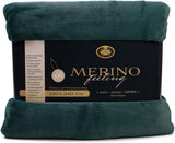 Gözze - Pătură confortabilă, Reversibilă, Densitate mare 600 G/M², 150 X 200 Cm - Verde închis Paturi si Cuverturi Besuche den GÃ¶zze-Store Verde închis 220 X 240 Cm