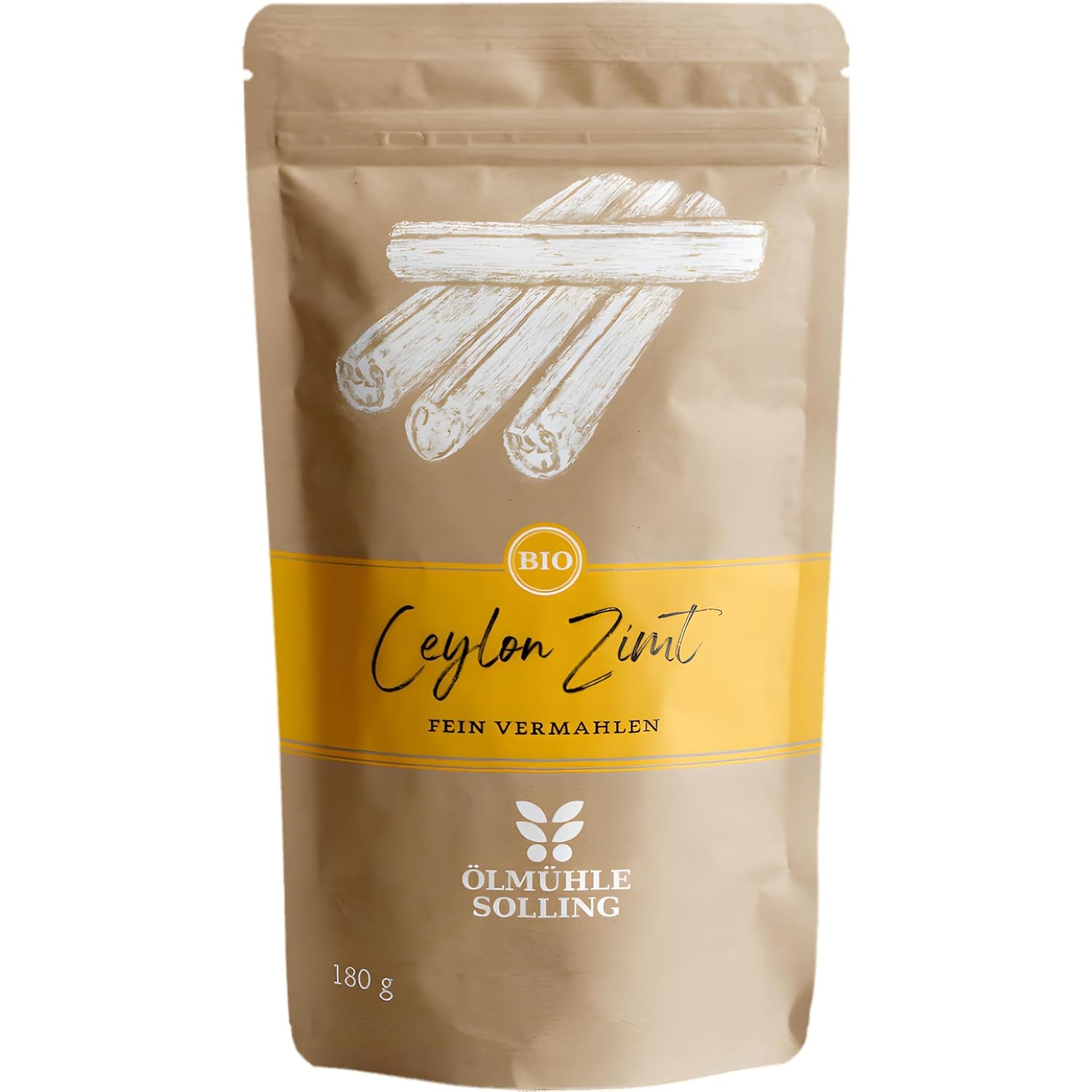 - BIO Ceylon Zimt | Ceylon Zimtpulver aus kontrolliert biologischem Anbau | Zimtpulver fein vermahlen aus ganzen Zimtstangen. Ideal zu Müsli, Milchreis, Gebäck uvm. | Inhalt: 180 g