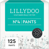 Pantaloni LILLYDOO prietenoși cu pielea, mărimea 5 (12-17 kg), cutie lunară (105 bucăți)